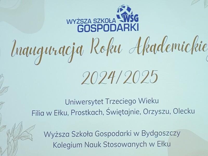 Seniorzy zaczęli naukę