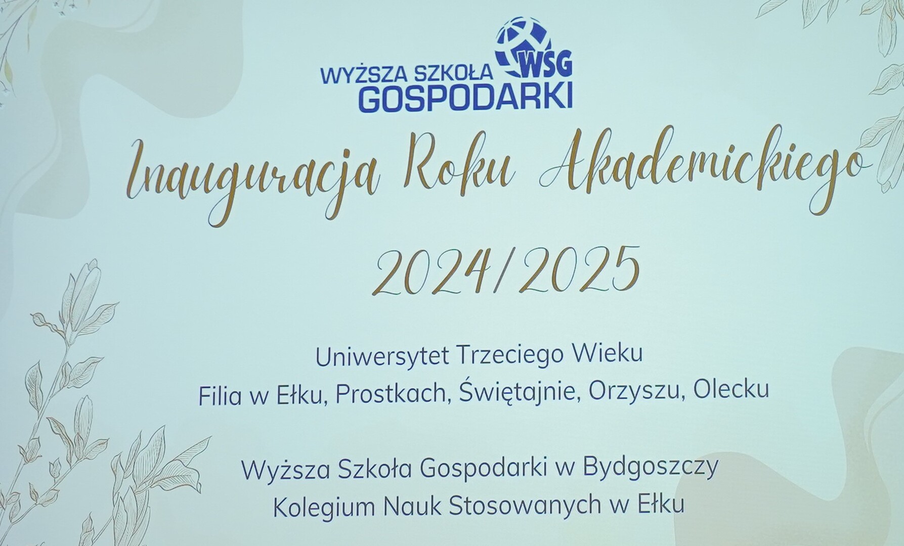 Seniorzy zaczęli naukę