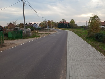 Przebudowa drogi w Wiśniowie Ełckim
