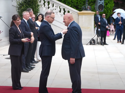 Złoty Krzyż Zasługi dla sołtysa z Gminy Zadzim