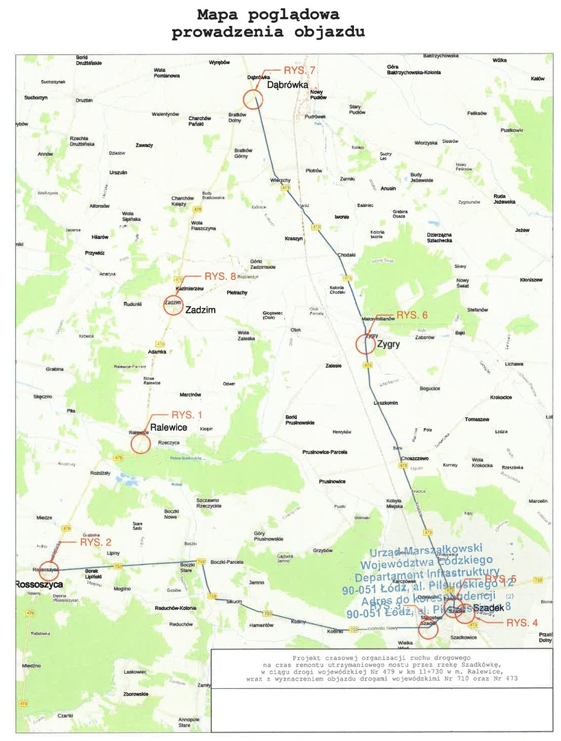 Ralewice objazd Ralewice objazd