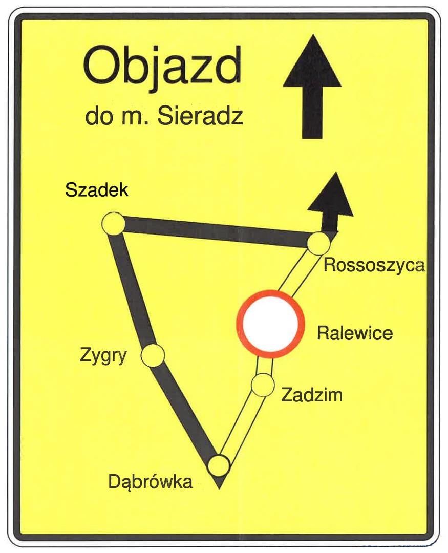 Ralewice objazd Ralewice objazd