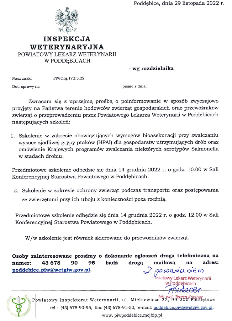 Inspekcja weterynaryjna