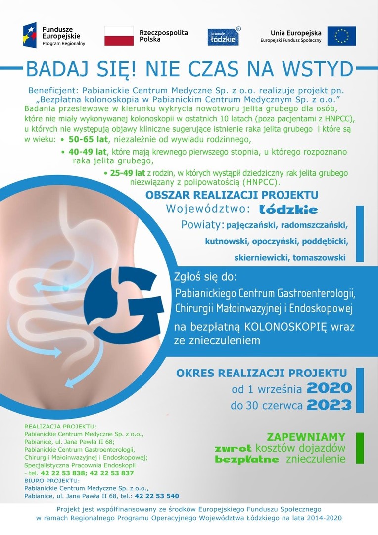 Informacja Pabianickiego Centrum Zdrowia