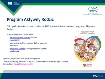 ZUS - Aktywny Rodzic