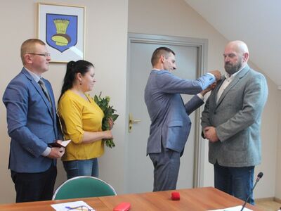 Wręczenie odznaki