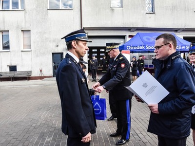 Przekazanie promes dla Młodzieżowych Drużyn Pożarniczych