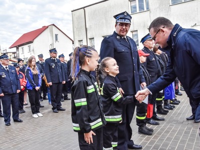 Przekazanie promes dla Młodzieżowych Drużyn Pożarniczych