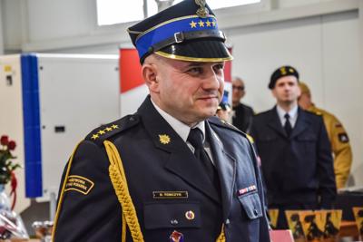 Uroczyste przekazanie obowiązków Komendanta PSP w Sławnie