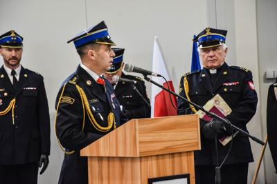 Uroczyste przekazanie obowiązków Komendanta PSP w Sławnie