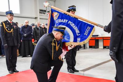 Uroczyste przekazanie obowiązków Komendanta PSP w Sławnie