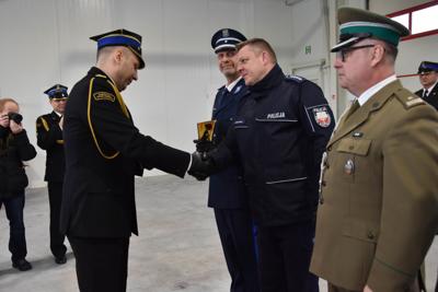 Uroczyste przekazanie obowiązków Komendanta PSP w Sławnie