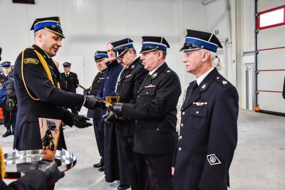Uroczyste przekazanie obowiązków Komendanta PSP w Sławnie