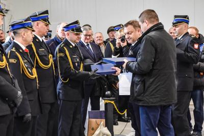 Uroczyste przekazanie obowiązków Komendanta PSP w Sławnie