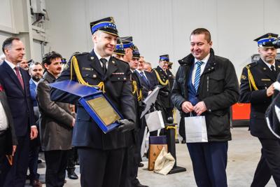 Uroczyste przekazanie obowiązków Komendanta PSP w Sławnie