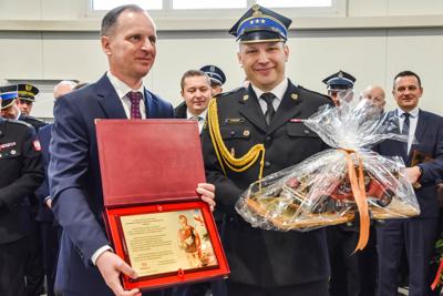 Uroczyste przekazanie obowiązków Komendanta PSP w Sławnie