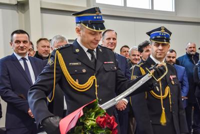 Uroczyste przekazanie obowiązków Komendanta PSP w Sławnie