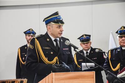 Uroczyste przekazanie obowiązków Komendanta PSP w Sławnie