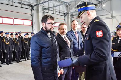 Uroczyste przekazanie obowiązków Komendanta PSP w Sławnie