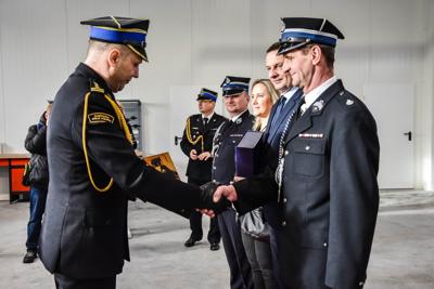 Uroczyste przekazanie obowiązków Komendanta PSP w Sławnie