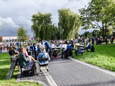 Koncert przy fontannie