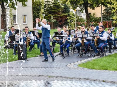 Koncert przy fontannie