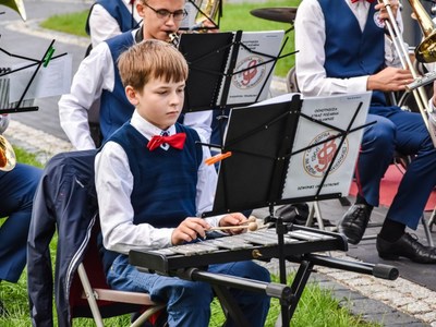 Koncert przy fontannie