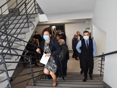 Symboliczne otwarcie zmodernizowanego budynku SP2