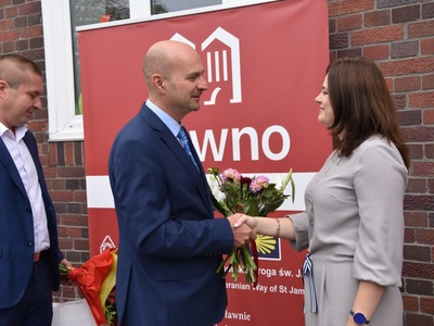 Symboliczne otwarcie zmodernizowanego budynku SP2