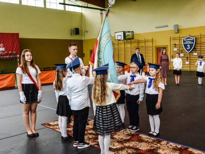 Ślubowanie klas pierwszych w SP3