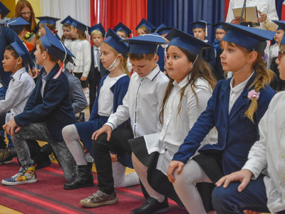 Ślubowanie klas pierwszych w Szkole Podstawowej nr 2 w Sławnie