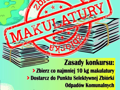 Konkurs zbiórka makulatury