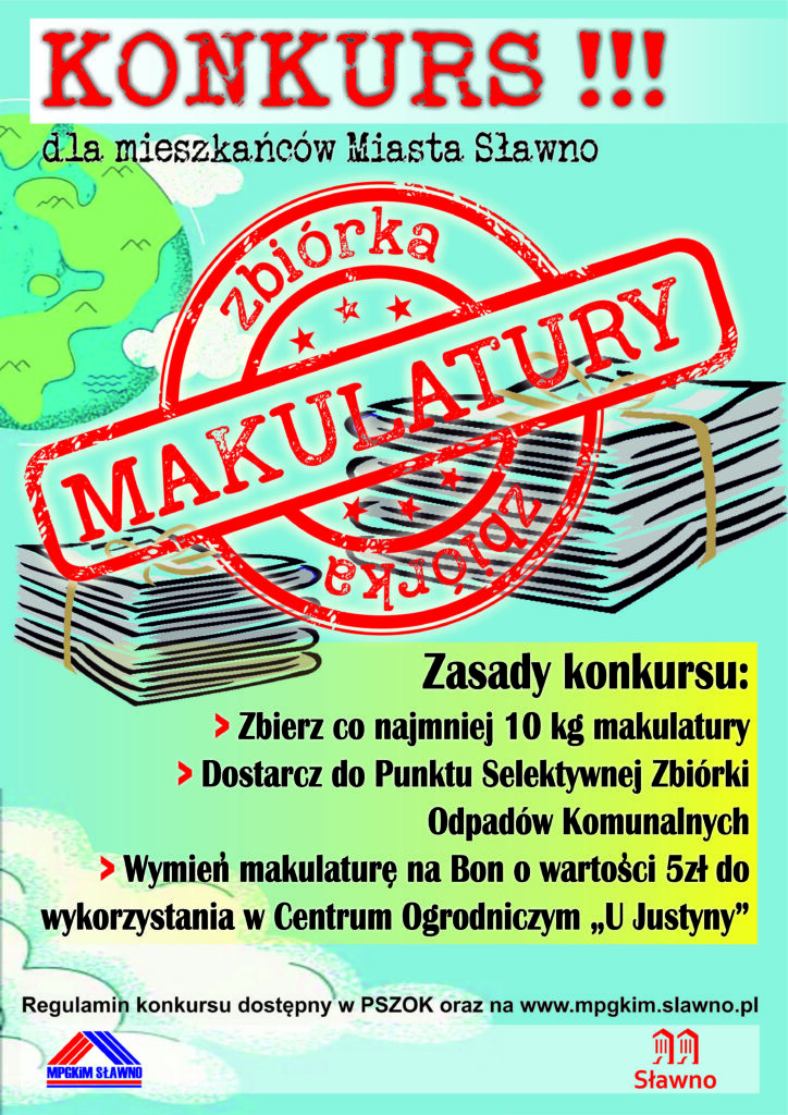 Konkurs zbiórka makulatury