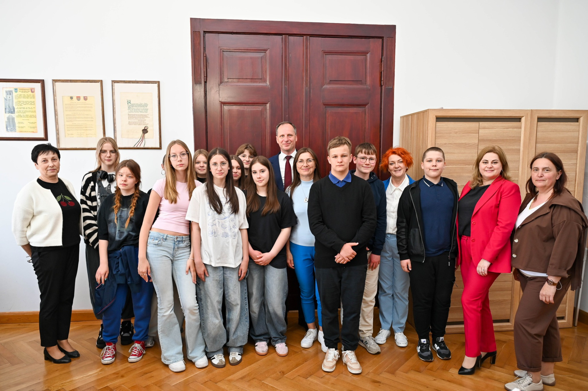 Współpraca uczniów miast partnerskich 