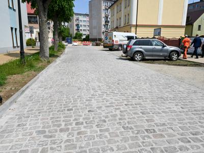 Trwają prace przy przebudowie ulicy Matejki