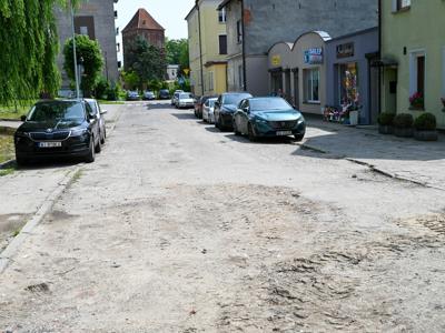 Trwają prace przy przebudowie ulicy Matejki