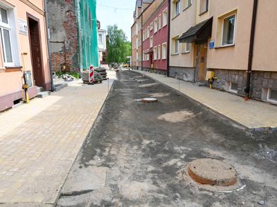 Trwa przebudowa ulic w centrum Sławna