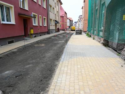 Trwa przebudowa ulic w centrum Sławna