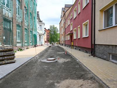 Trwa przebudowa ulic w centrum Sławna