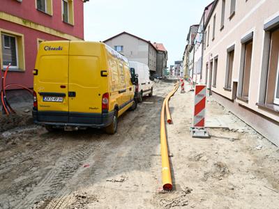 Trwa przebudowa ulic w centrum Sławna