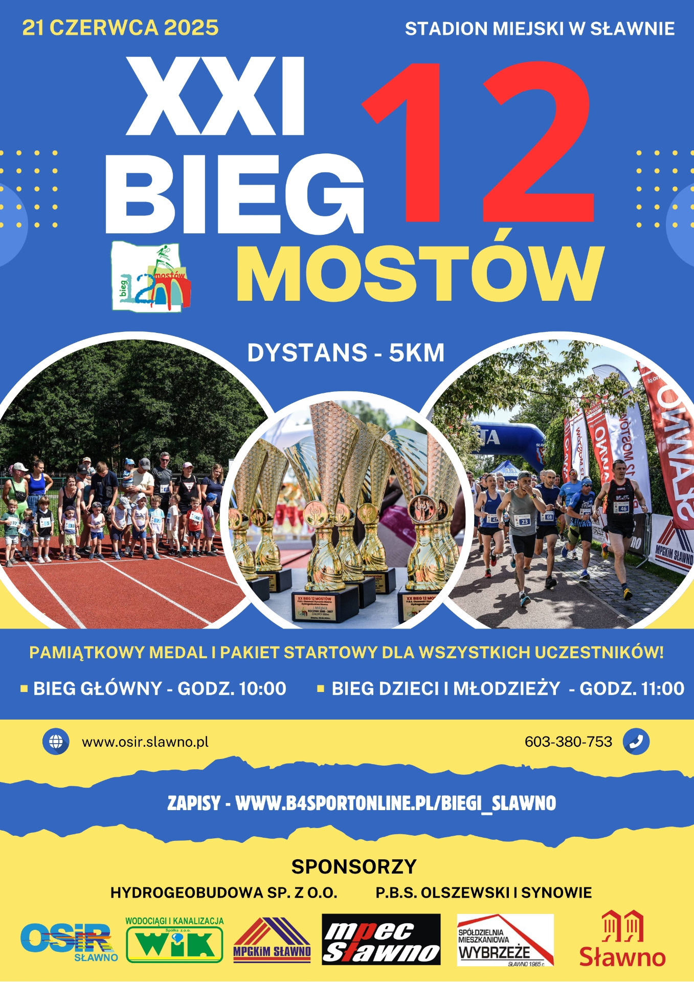 Ruszyły już zapisy do XXI Biegu 12 Mostów
