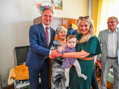 95. urodziny mieszkanki Sławna