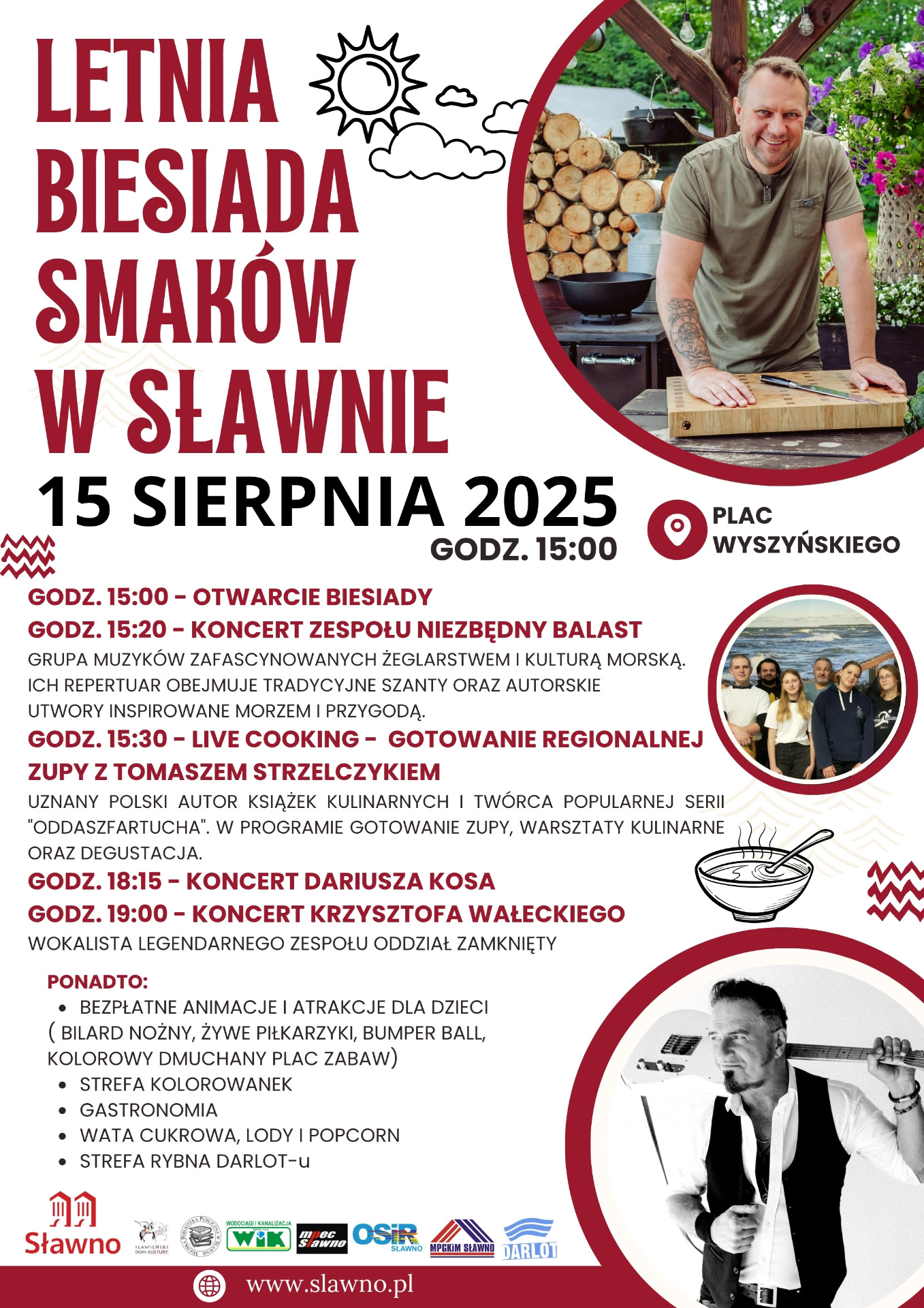 Zapowiedź Letniej Biesiady Smaków w Sławnie 