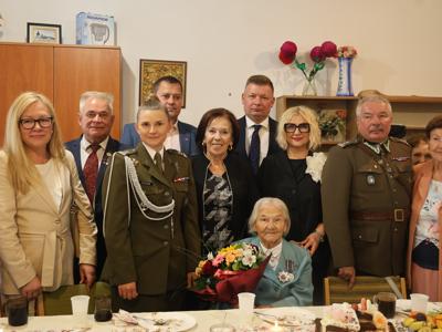 100. urodziny por. Aleksandry Szpaczyńskiej