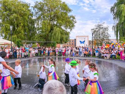 Niedzielny koncert przy fontannie