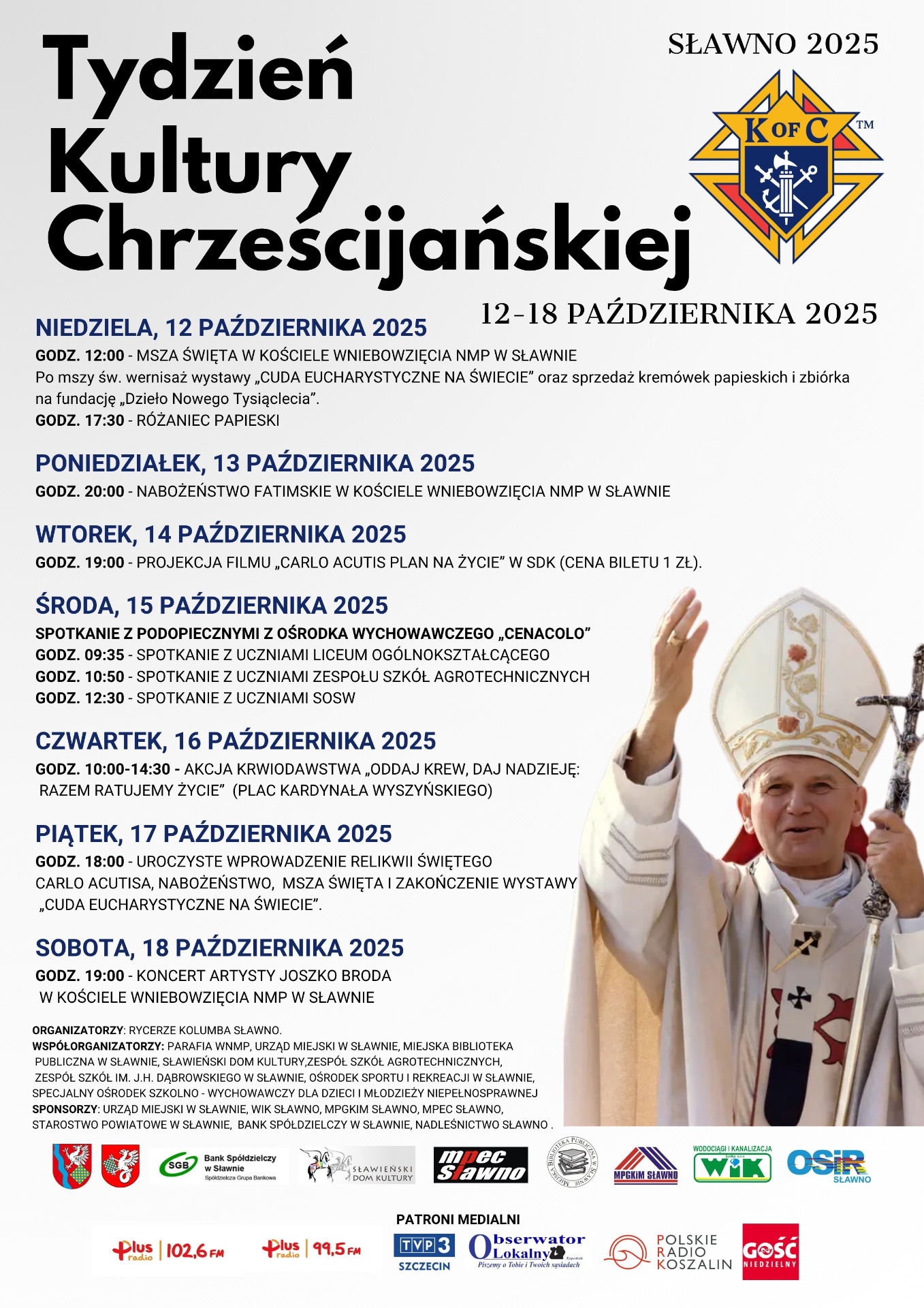V Tydzień Kultury Chrześcijańskiej w Sławnie 