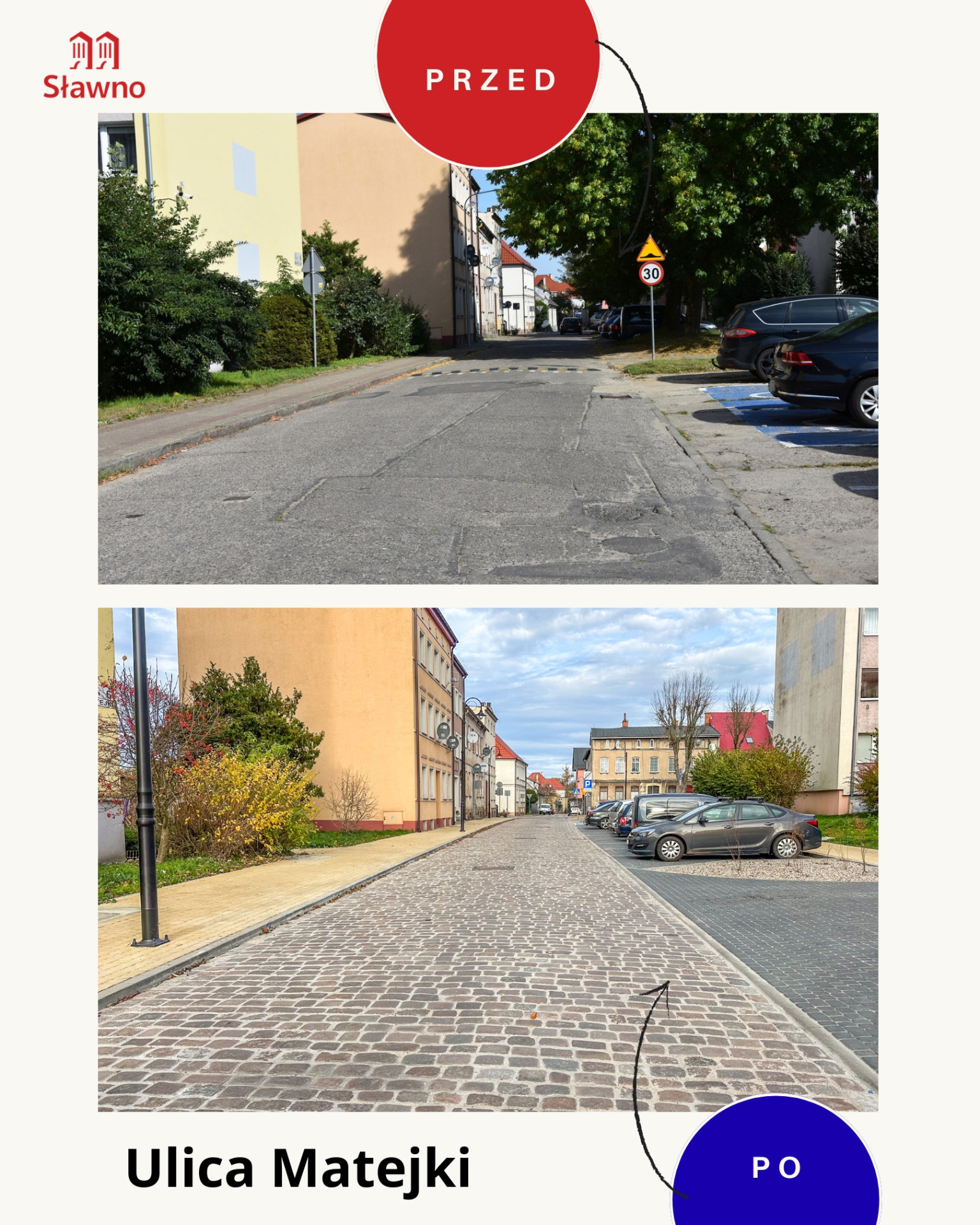 Ulica Matejki i Basztowej w nowej odsłonie