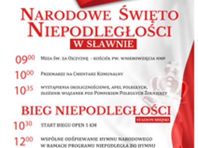 Narodowe Święto Niepodległości w Sławnie