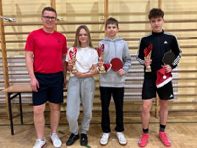 Mikołajkowy turniej w tenisie stołowym