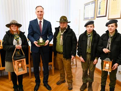 Betlejemskie Światło Pokoju dotarło do Sławna